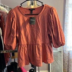 NTW, puffed baby doll shirt from forever 21